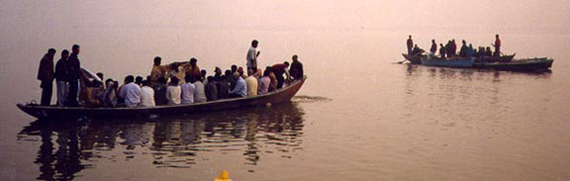 Overcrowding on the boats plying the Ganges