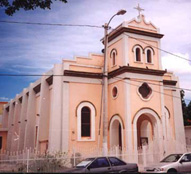 Salinas church in plaza