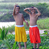 Maunabo kids on the beach