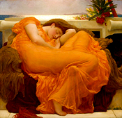 Flaming June painting in the Ponce Museum